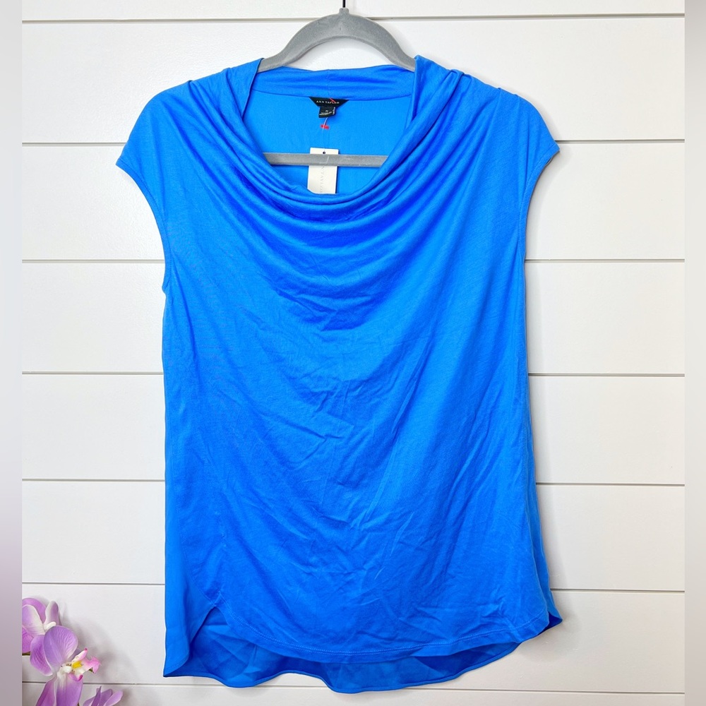Ann Taylor Scoop Neck Blouse